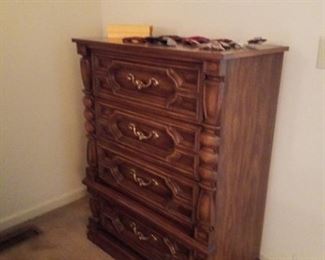 High-boy chest of drawers