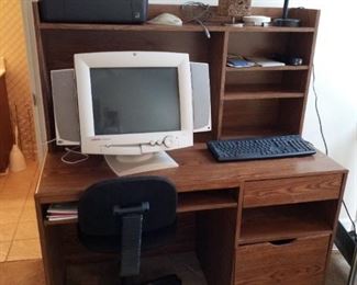 Computer desk & chair 