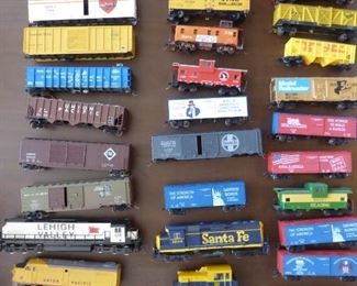 Various trains HO scale