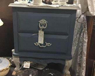  Chalk painted night stand 