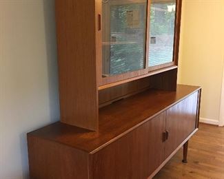 Vintage Danish Teak Mid Century Modern China Cabinet by Svend A. Larsen