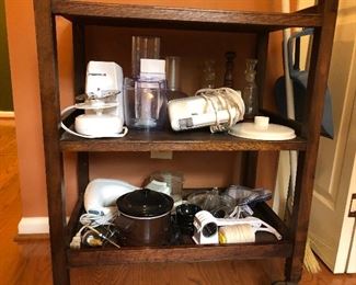 various small kitchen appliances