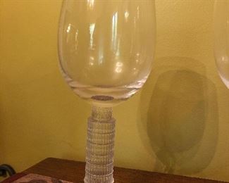 leaning tower of Pisa stemware