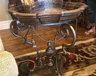 Small ornate side table $100.00
