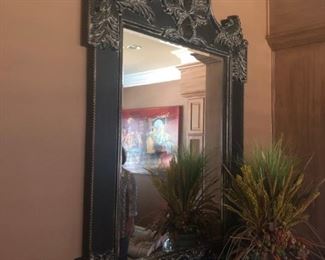 Beautiful Ornate Mirror 72 inches x 43 inches wide with subtle gold touches. $300.00