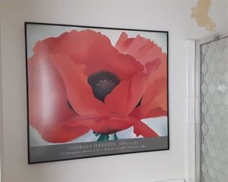 Georgia O'Keeffe framed poster