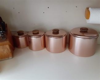 Vintage canister set