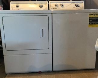 Alliance Speed Queen Washer and Dryer, almost New