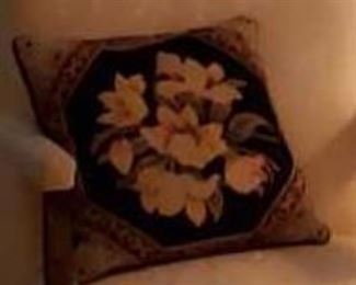 0109 Main Building Living Room Throw Pillow profile