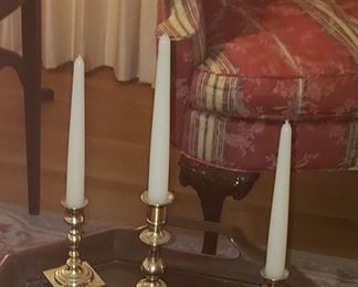 0154 Main Building Living Room Candle Stick Brass profile