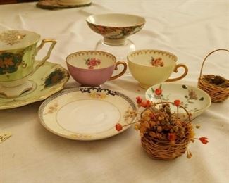 0469 Main Building Hall Downstairs Demitasse Cups an Saucers Picture Note