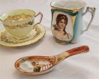 0499 Main Building Hall Downstairs Tea Cups Picture Note