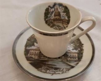 0555 Main Building Hall Downstairs Souvenir Demitasse Cup profile