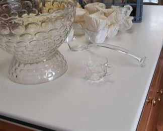 1242 Main Building Laundry Room Punch bowl w cups profile