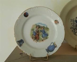 1297 Main Building Sun Room Child s Plate profile