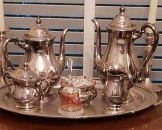 1360 Main Building Dining Room Silver Tea Set profile
