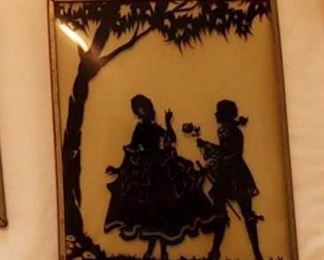 1676 Main Building Bathroom Upstairs Silhouette on glass 2 of 3 profile