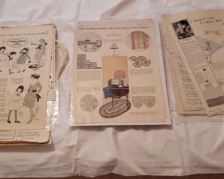 1790 Main Building Bedroom Upstairs Antique Magazine clippings profile