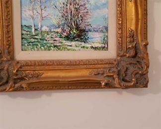 1808 Main Building Bedroom Upstairs Frame Oil Painting profile