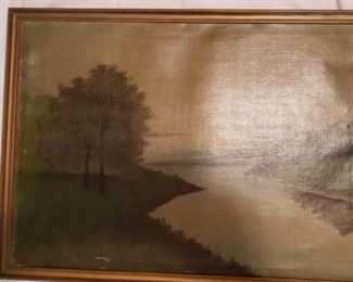 1918 Main Building Bedroom Closet Oil Painting profile
