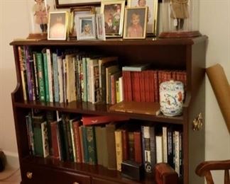 1994 Main Building Sitting Room Bookcase w 2 drawers profile