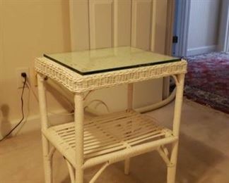 2045 Main Building Sitting Room Small Wicker Table profile