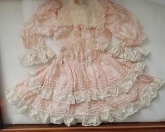 2245 Main Building Sitting Rm Closet Framed Doll Dress profile