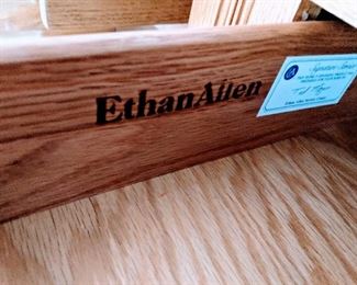 Ethan Allen desk/ credenza wall unit