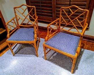 Bamboo chairs