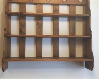  One of several country shelves this one is 31 tall by 34 wide 9 1/2 deep 