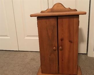 Country jewelry armoire