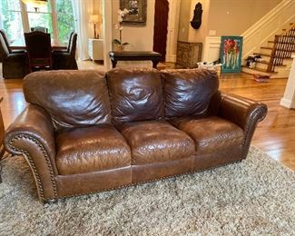 RC Willey Leather Sofas 