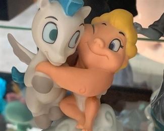 Rare Hercules figurine of Baby Hercules and Baby Pegasus Dated 1997