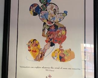 Original poster 75 years of Mickey Dated 1995