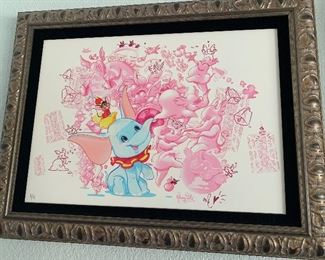 One of a kind with personal art from the artist and hand signed. Dated 2012