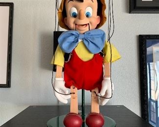 Antique talking and animated Pinocchio dated late 1980’s
