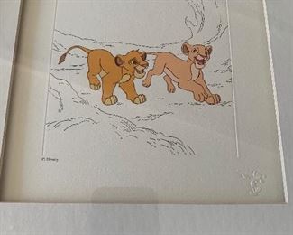 One of a kind art Disney Lion King Dated 1994