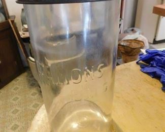 Ramons Pills Country Store Display Jar