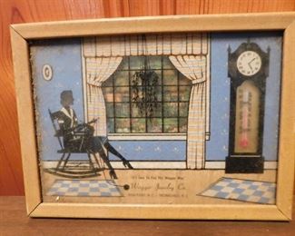 Advertising Silhouette Thermometer(Wagger Jewelry High Point, Thomasville, N.C.)