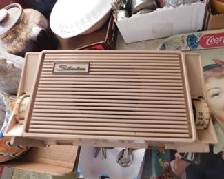 Pink Silvertone Radio