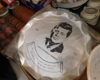 Aluminum Kennedy Commemorative Plaque