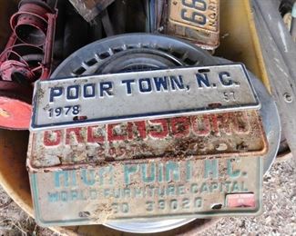 Poor Town N.C. City Tag