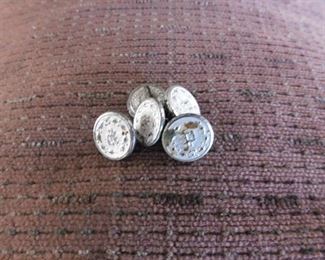 Old Police Uniform Buttons