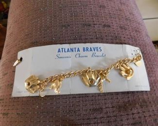 Vintage Atlanta Braves Charm Bracelet