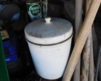 Enamelware Canister