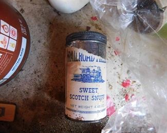 Railroad Snuff Can