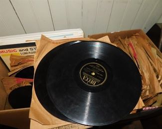 Boxes of 78 Records
