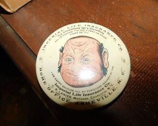 Old Imperial Life Insurance Advertising Mirror(Asheville, N.C.)