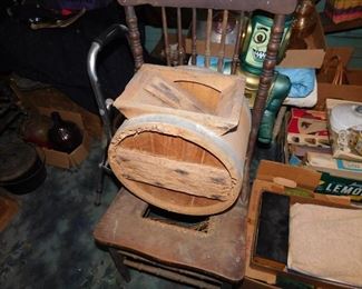 Wooden Barrel Churn