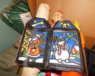 Vintage Christmas Lantern Cover